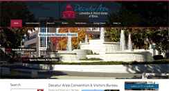 Desktop Screenshot of decaturcvb.com